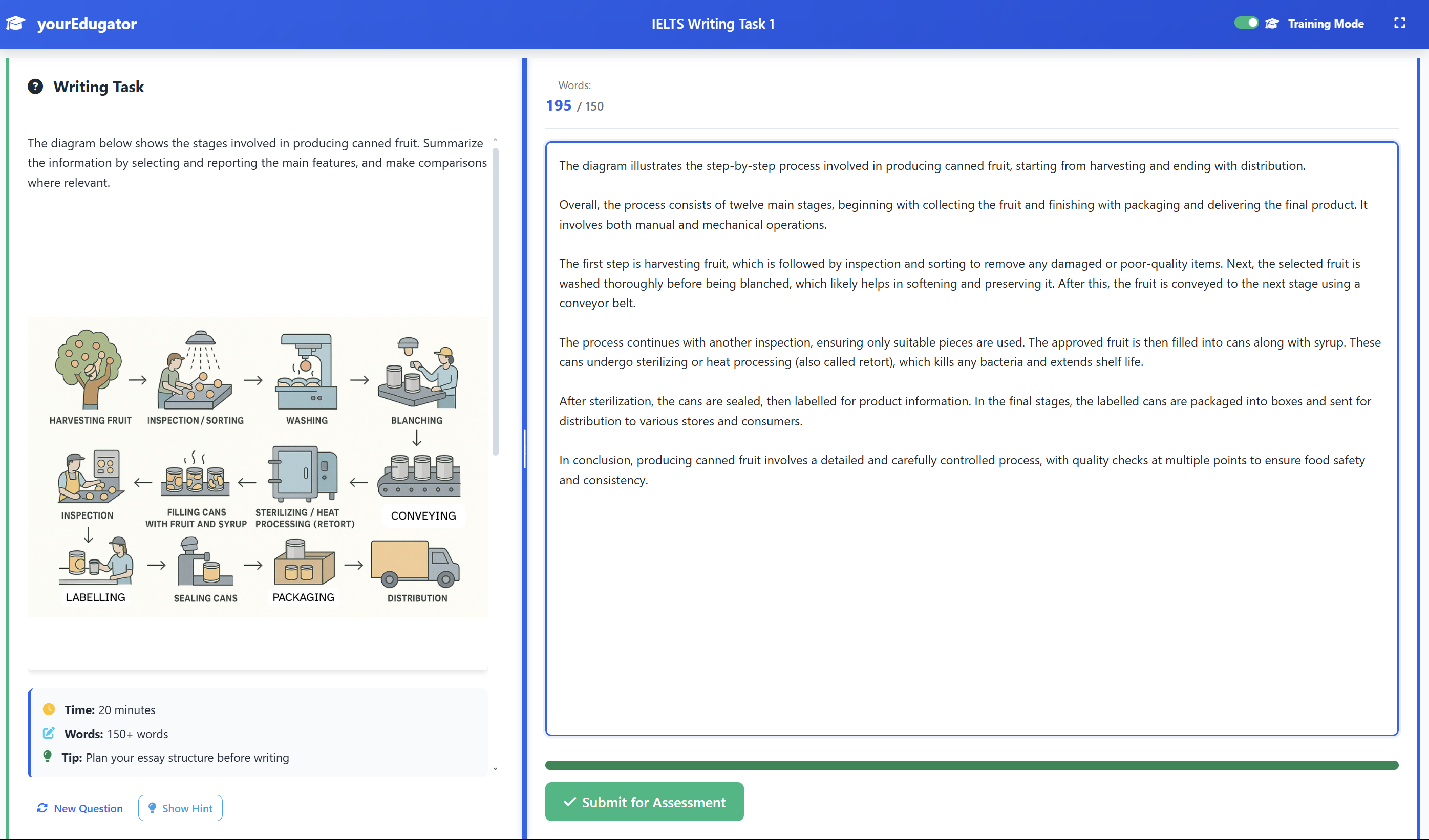 Writing Module Interface